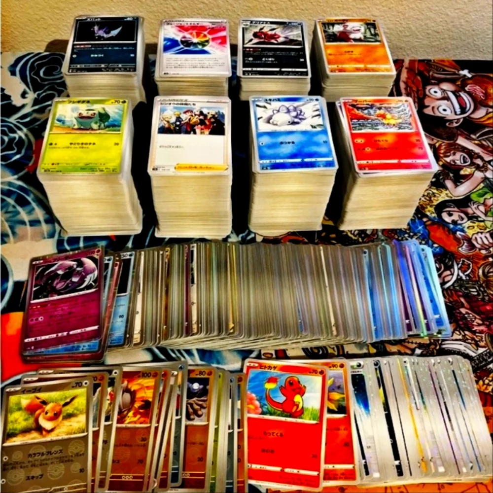 Japanese pokemon assorted card collection